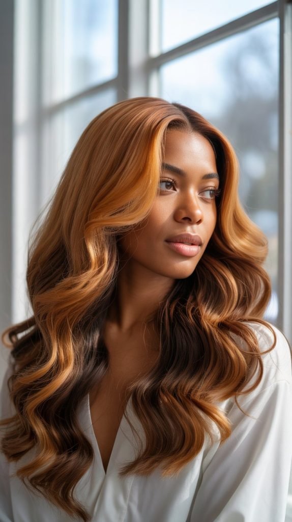 19. Honey and Cinnamon Balayage