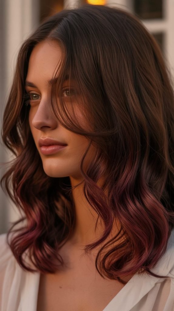 10. Burgundy Undertones