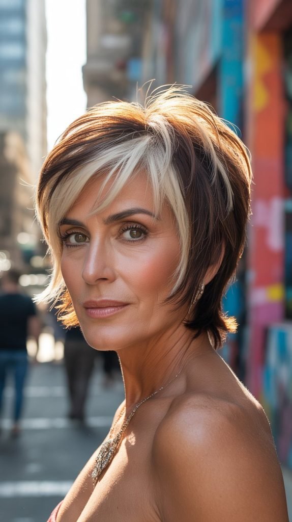 Chunky Layers with Bold Highlights