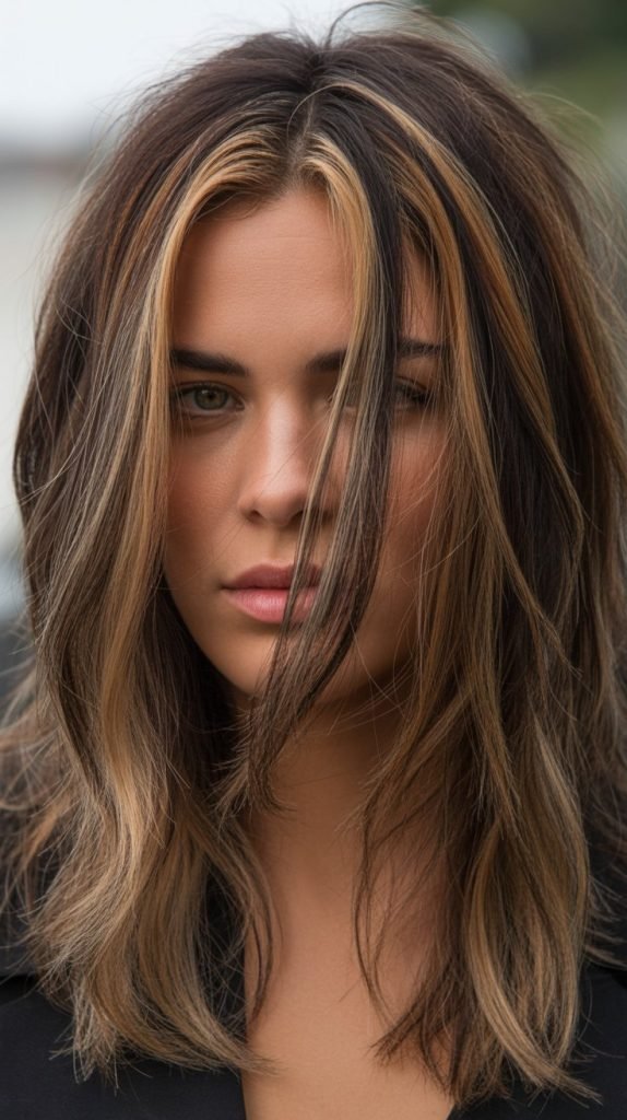 22. Chunky Contrast Lowlights