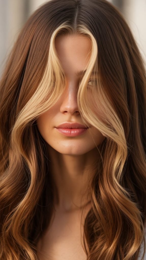 19. Face-Framing Blonde Highlights