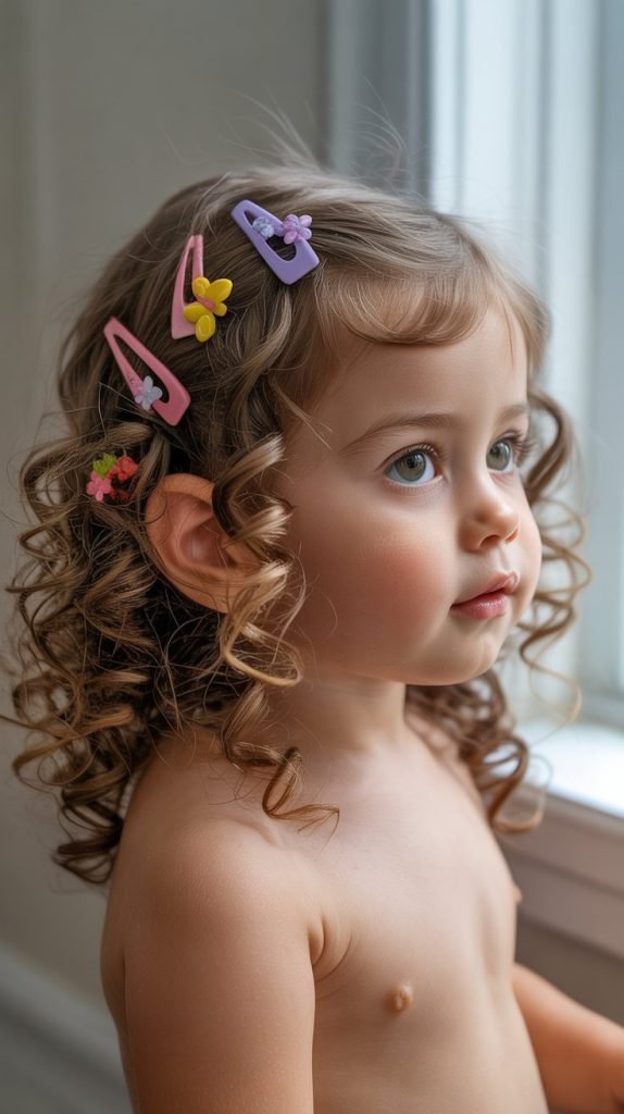 4. Side Part with Clips