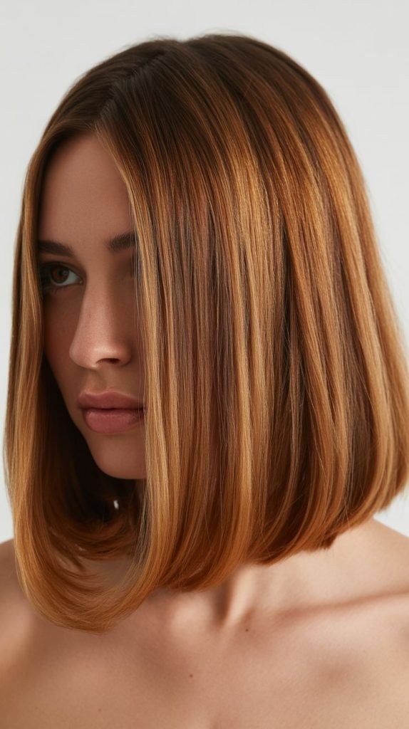 30. Long Bob with Root Shadow