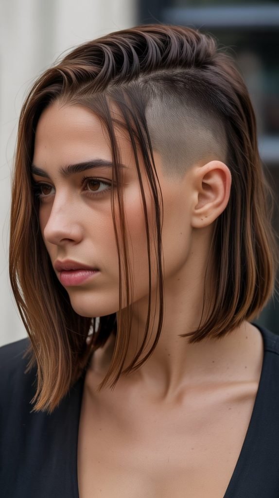 18. Long Bob with Undercut
