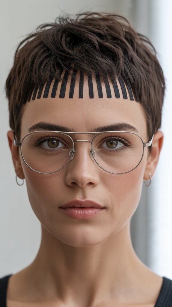 Pixie with Micro Bangs