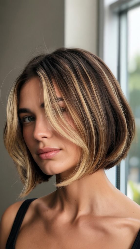 24. Blonde Balayage for Short Hair