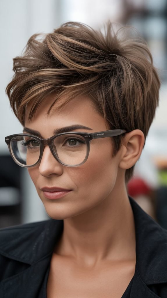 Pixie with Crown Volume