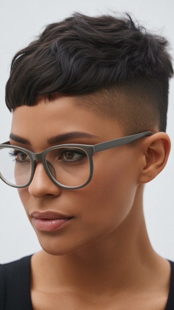 . Pixie with Buzzed Sides