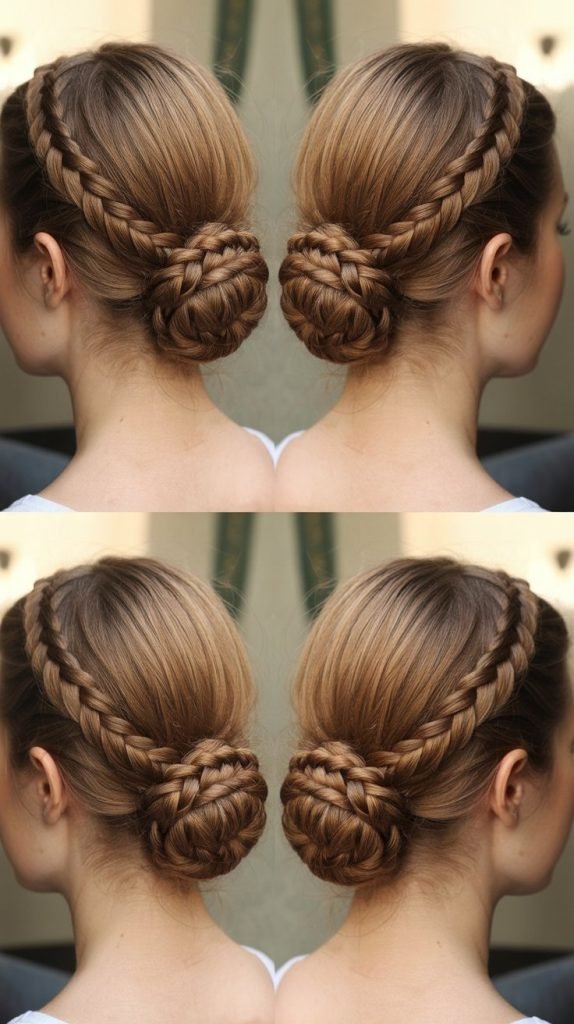 10. Rope Braid Bun