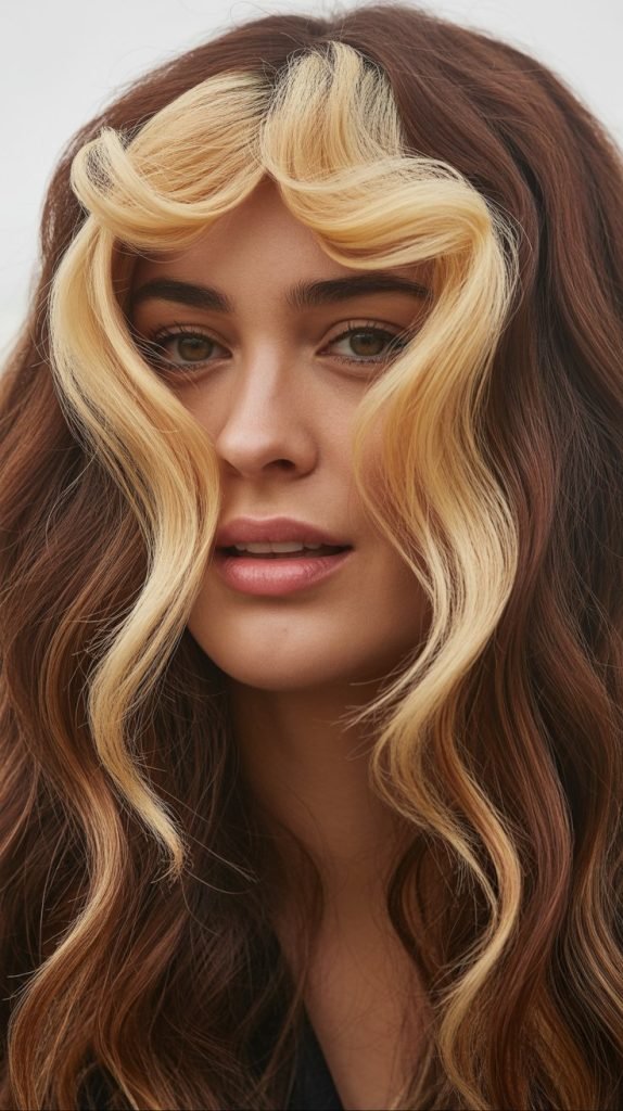 30. Bold Chunky Blonde Statement Pieces