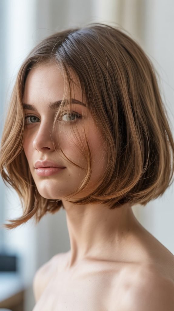 14. Long Bob with Wispy Ends