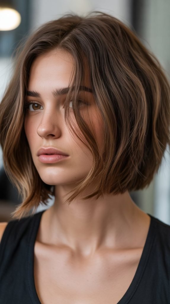 Choppy Bob for Heart-Shaped Faces