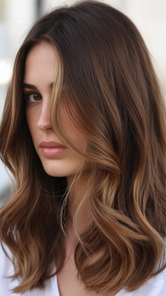 32. Reverse Balayage Lowlights