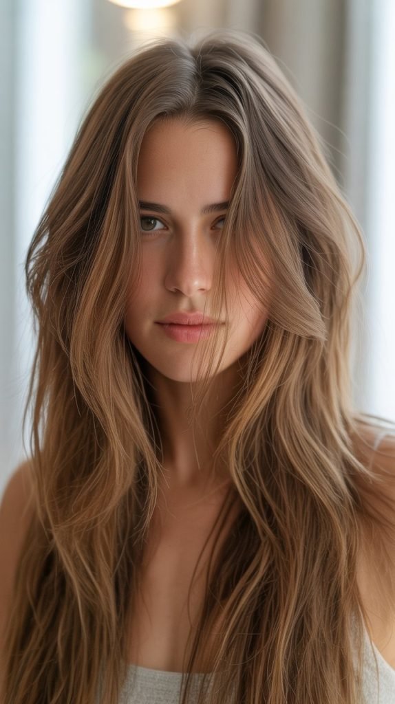 25. Long Textured Cut