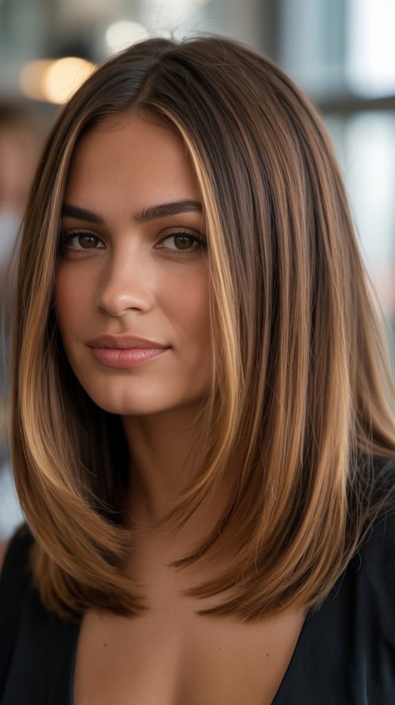 25. Long Bob with Root Shadow