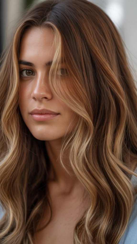 6. Face-Framing Blonde Highlights