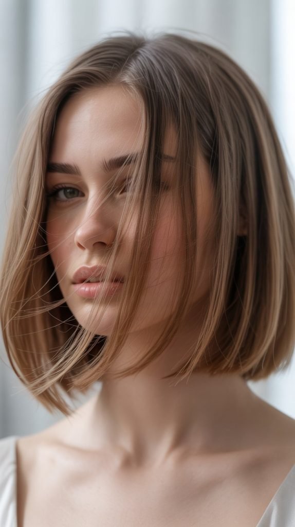 16. Long Bob with Wispy Ends