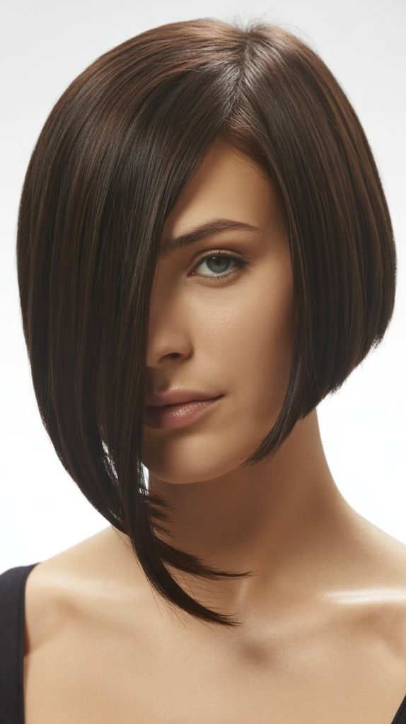 7. Asymmetrical Long Bob