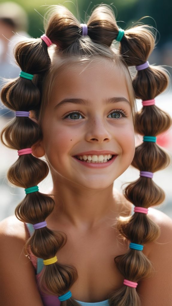 8. Bubble Ponytail
