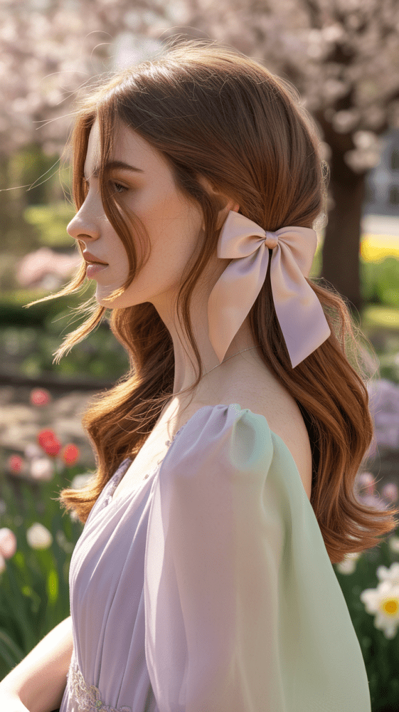 Half Up with Bow Detail