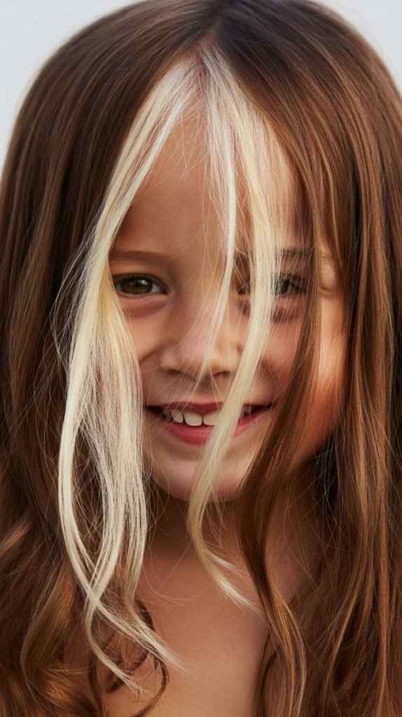 6. Platinum Blonde Peekaboo Highlights