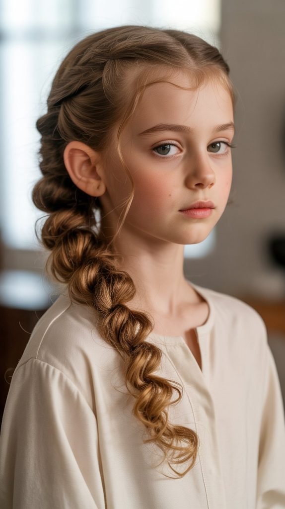 16. Twisted Side Ponytail