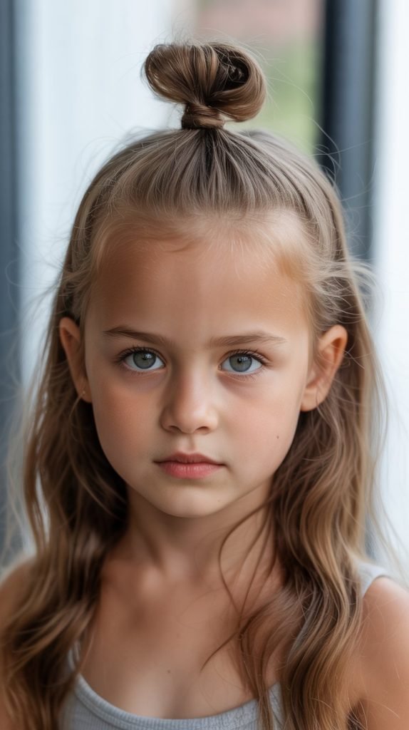 14. Half-Up Top Knot