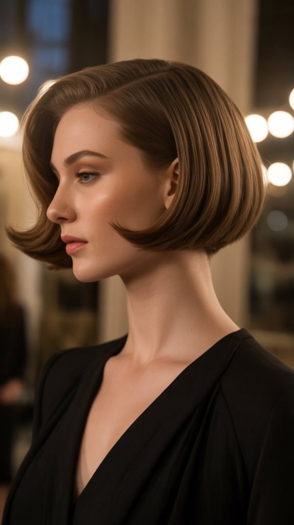 17. Bob with Deep Side Part