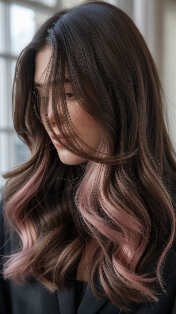 11. Muted Blush Pink Peekaboos