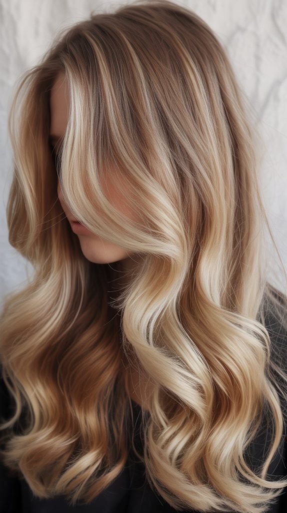 6. Champagne Blonde Balayage