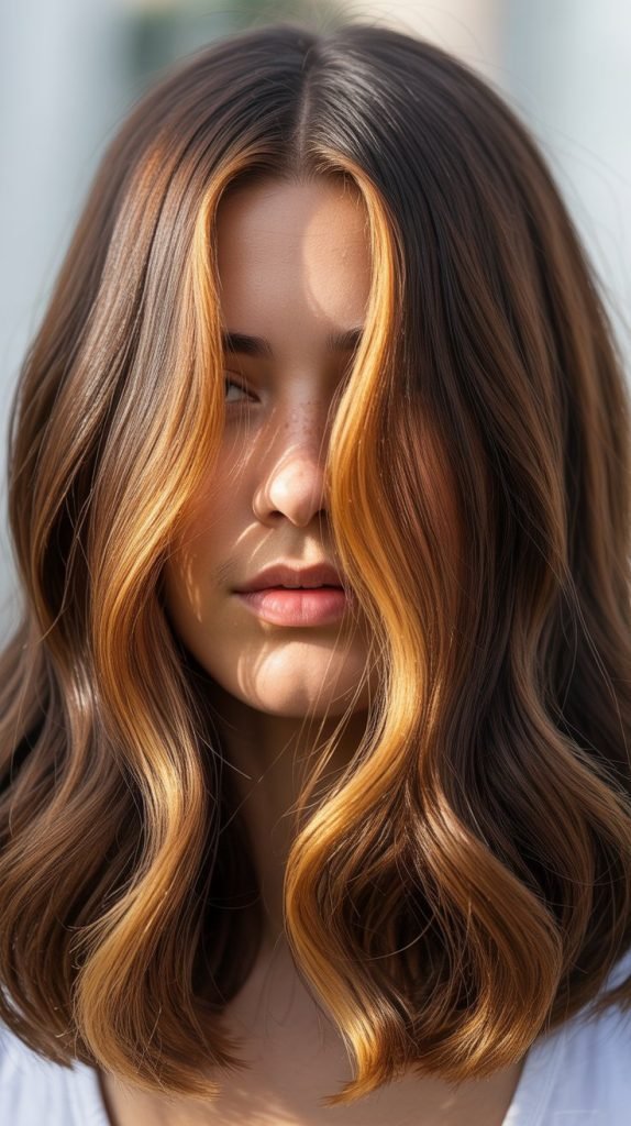 4. Honey Blonde Face-Framing Highlights