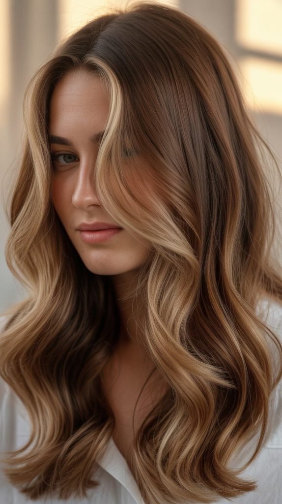 12. Toasted Coconut Blonde Highlights