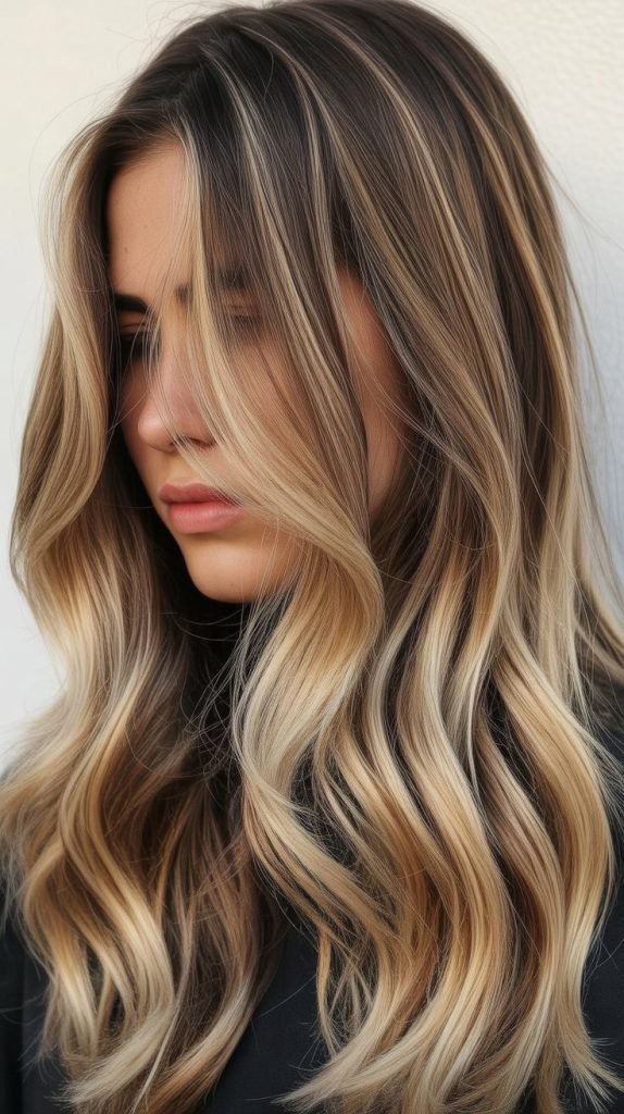 Rooted Blonde Highlights
