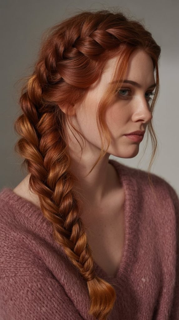 6. Fishtail Braid Side Sweep