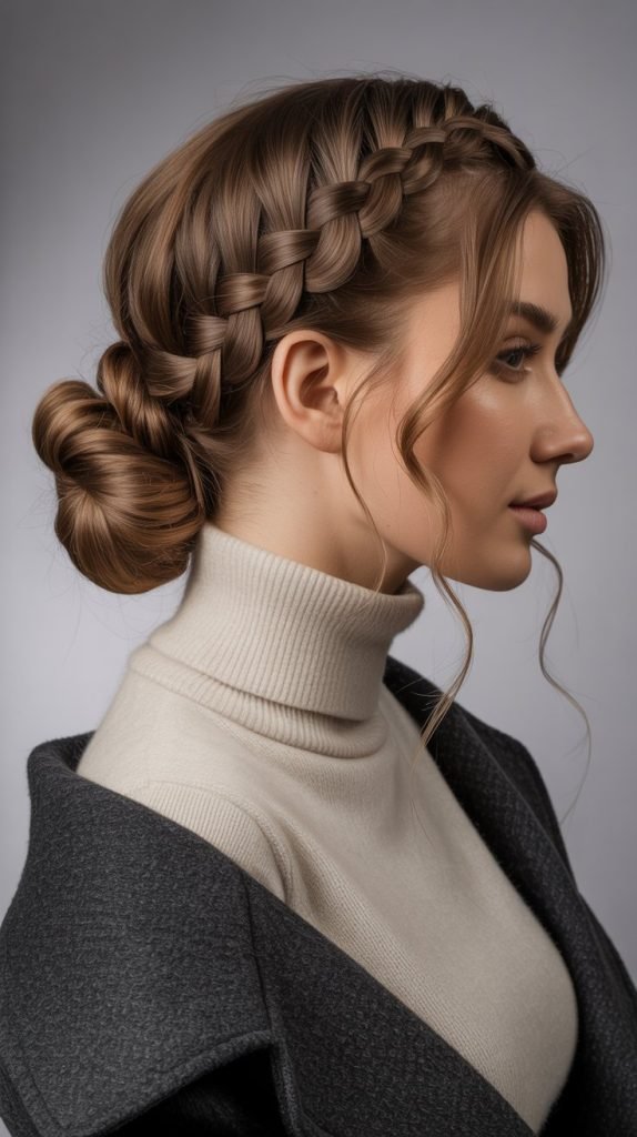 Braided Low Bun