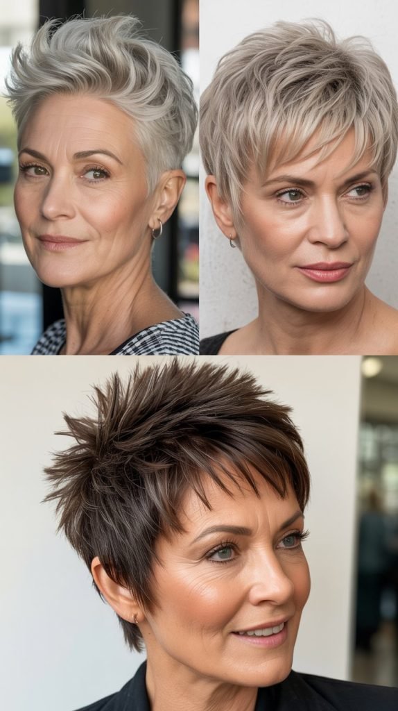 Spiky Pixie with Height