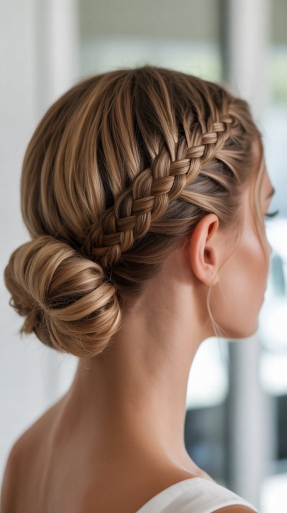 20. Double Dutch Braids into Bun