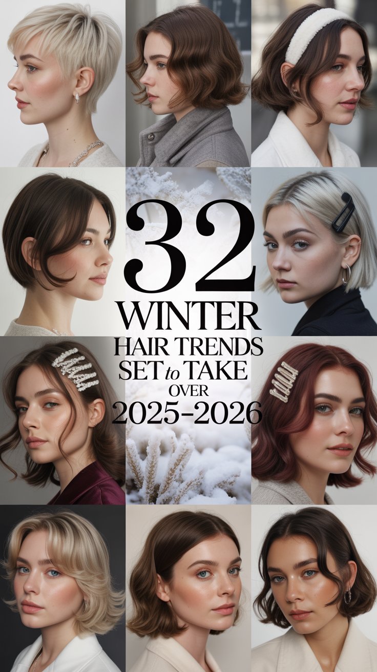 32 Winter Hair Trends Set to Take Over 2025–2026