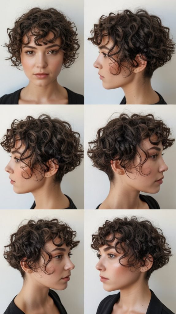  Curly Bixie Cut