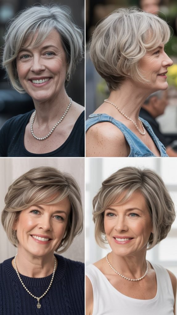 Inverted Bob with Dramatic Angle
