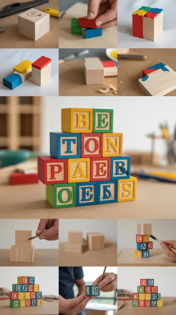 Wooden Toy Blocks