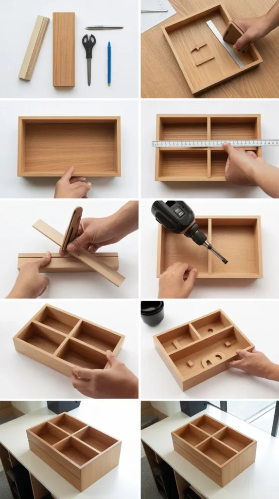 Wooden Desk Organizers