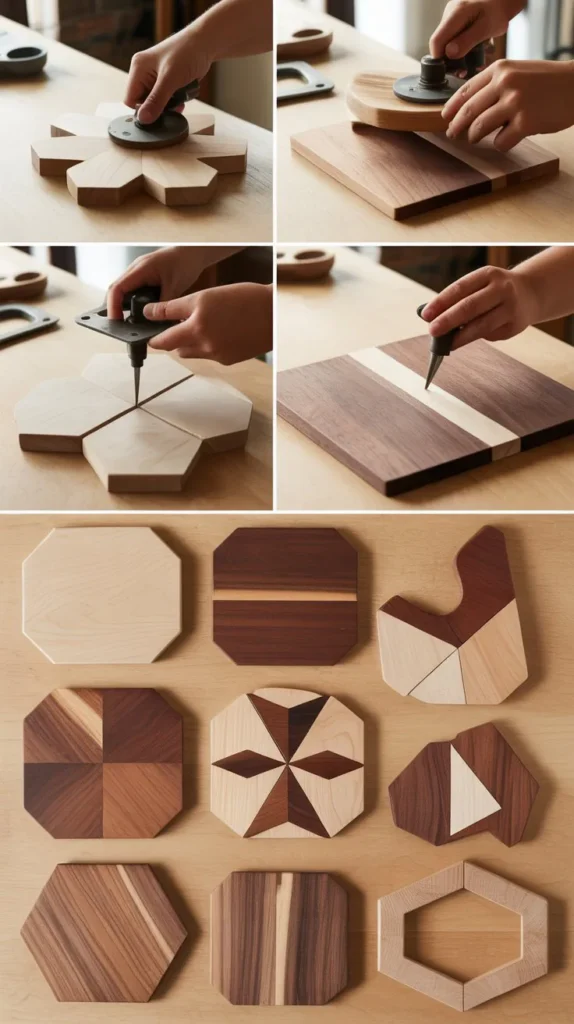 Wooden Trivets and Hot Pads