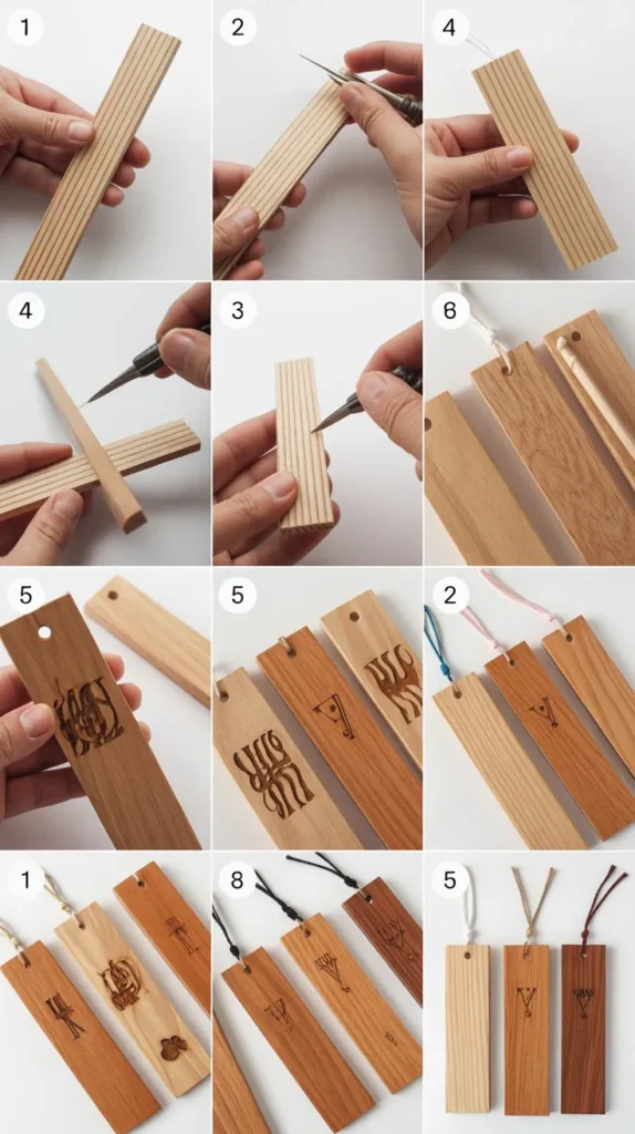 Wooden Bookmarks