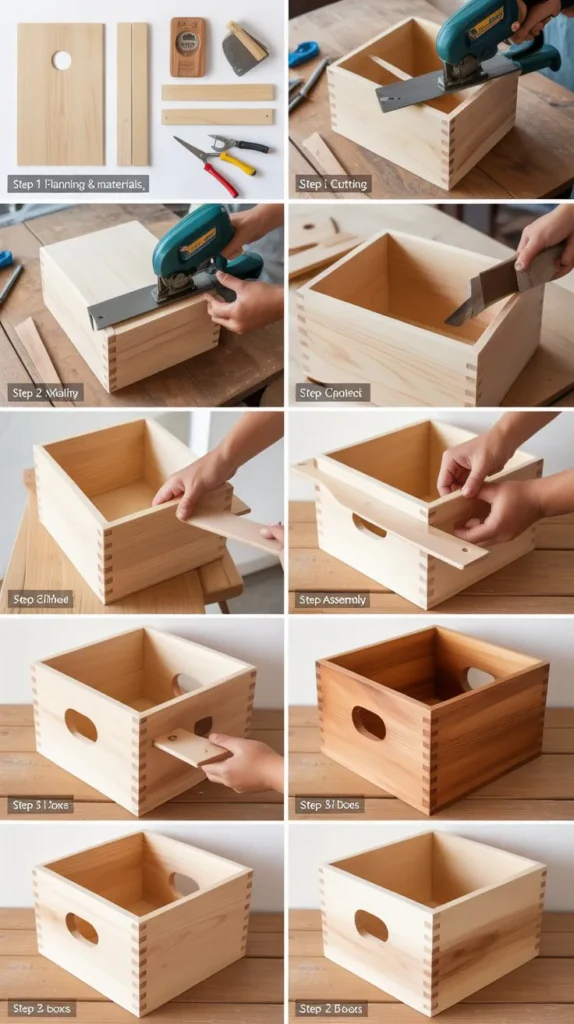Wooden Toy Boxes