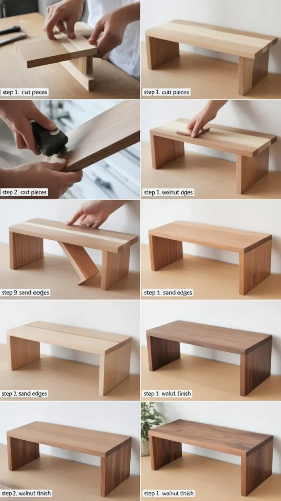 . Wooden Monitor Stands