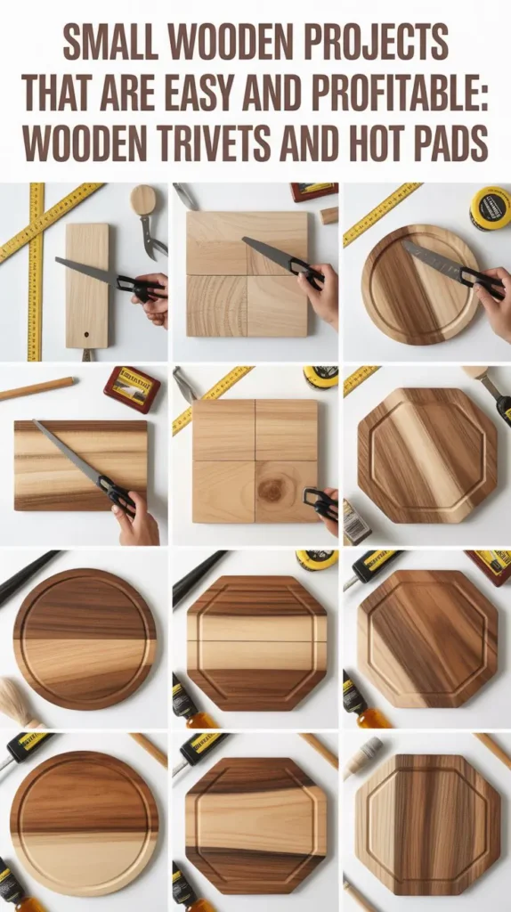 Wooden Trivets and Hot Pads