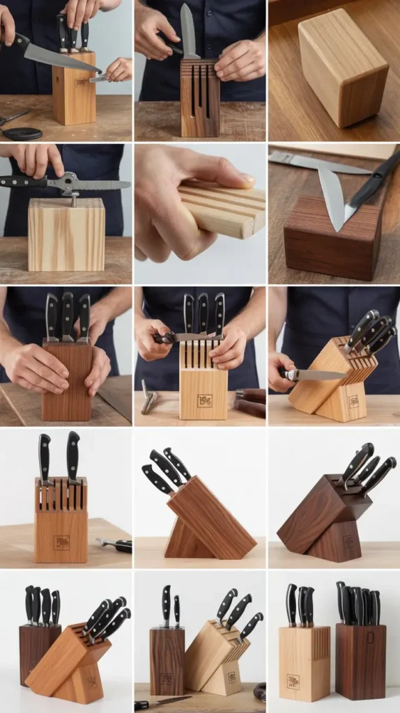 Wooden Knife Blocks