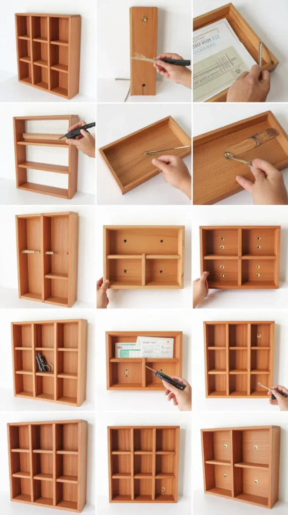 Wooden Mail Organizers