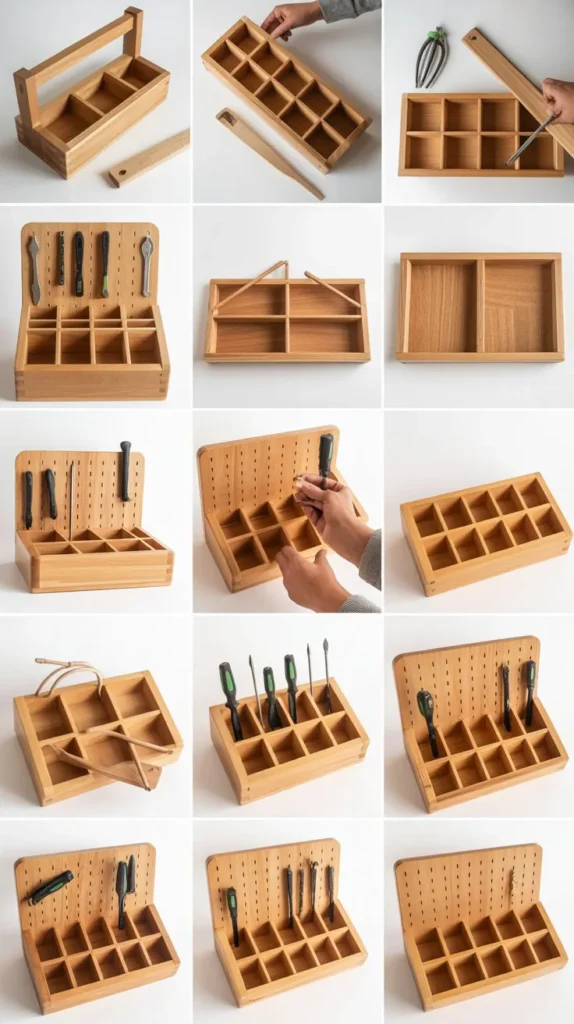 Wooden Tool Organizers
